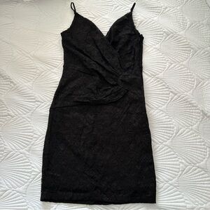 GUESS Black Lace Mini Dress